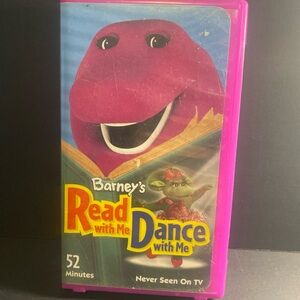 Barneys Read With Me Dance With Me VHS 2003 Tape Never Seen On TV Movie Film
